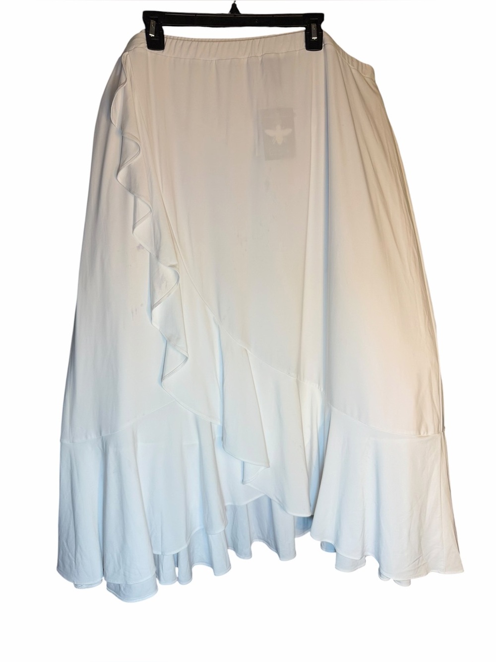Antthony Originals Faux Wrap Ruffled Pull On Midi Skirt
